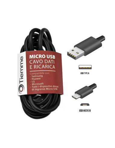 EMA Distribution Cavo Dati E Ricarica 1m Micro USB