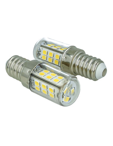 2 Pezzi Lampade Led E14 DC 12V 24V 4W Bianco Neutro 4500K 27 Smd 2835