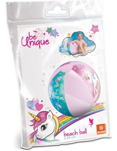 Mondo Toys Unicorn Beach Ball Pallone da Spiaggia Gonfiabile