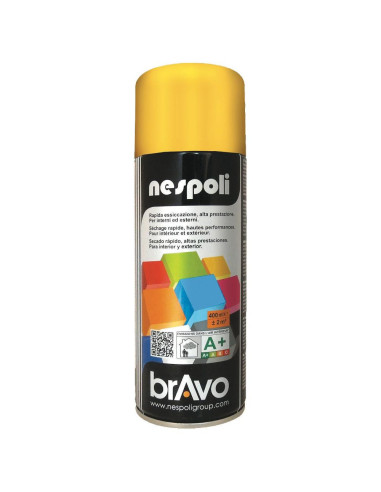 Nespoli Bomboletta Spray N0PCA41023 BRAVO Giallo Traffico Ral 1023 400ML