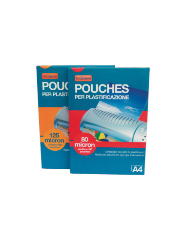 Pouches a4 x plastificatrice 80 micron cf.100