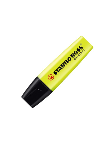 Evidenziatore Stabilo Boss Giallo 20 pezzi