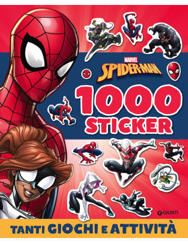 Libro Spiderman 1000 stickers