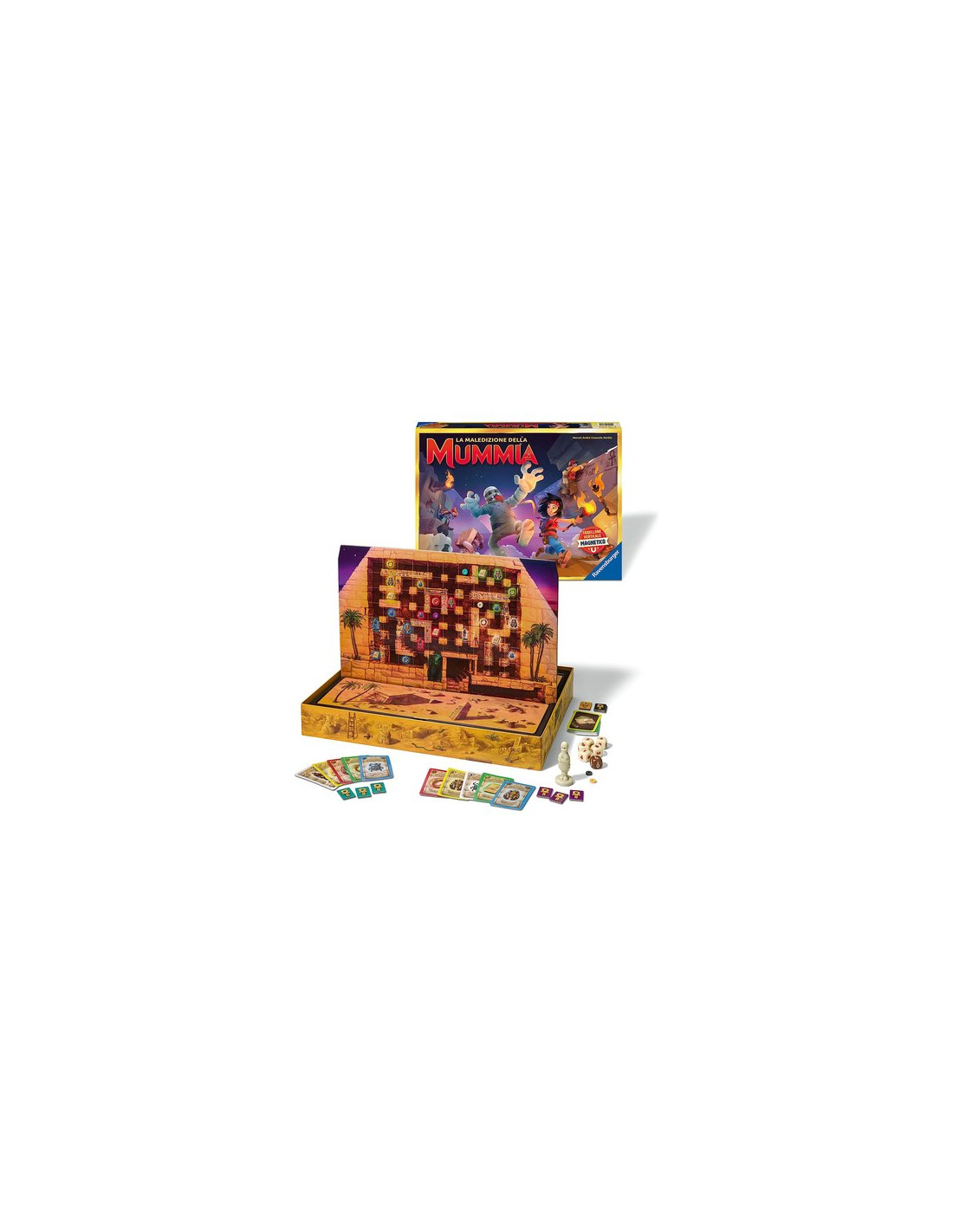 Ravensburger La maledizione della mummia, Gioco Da Tavolo, gioco