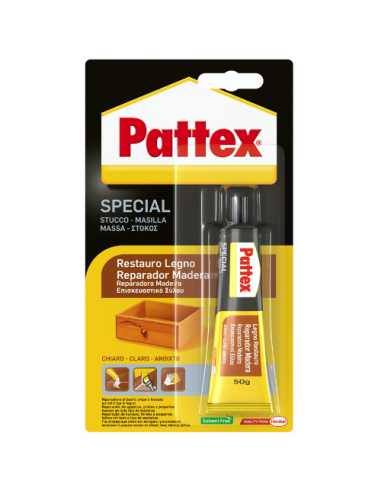 PATTEX
Stucco legno In Pasta marrone chiaro tubetto 50 gr