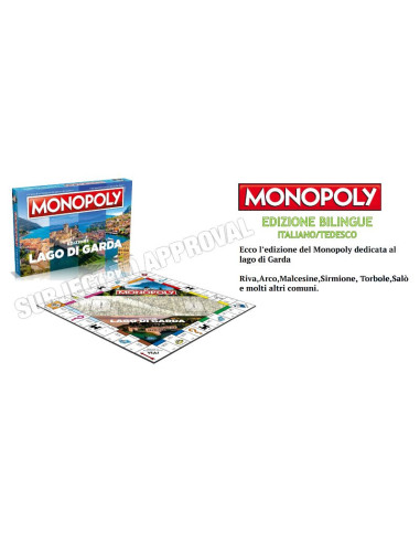 MONOPOLY LAGO DI GARDA VERSIONE BILINGUA ITALIANO-TEDESCO