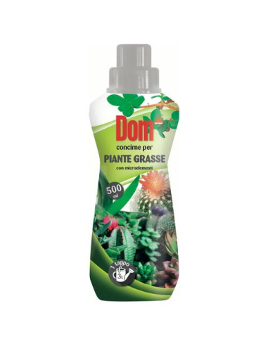 DOM SEMENTI Concime Liquido Piante Grasse 500 ml