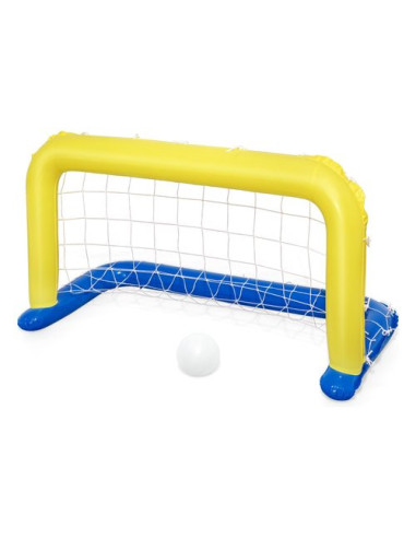 BESTWAY Porta calcio Galleggiante con Palla Inclusa Giallo e Blu