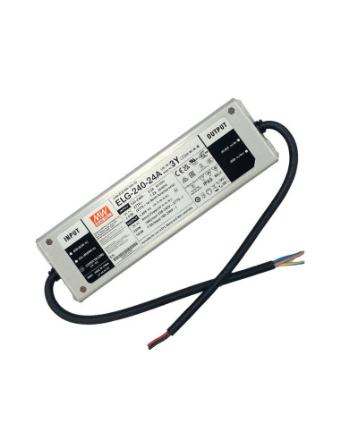 MeanWell ELG-240-24A-3Y Alimentatore IP67 200W 24V 10A Input 220V e 110V