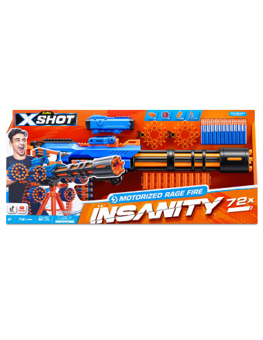 X-Shot Insanity Rage Fire Motor 72 dardi