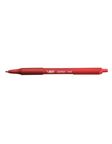 Bic Penna Sof Feel Grip Rossa 12 pezzi