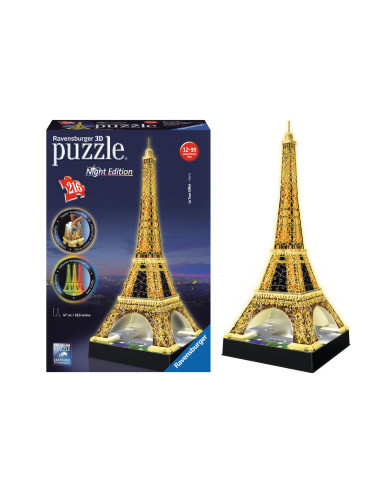 Puzzle 3D Tour Eiffel luminoso 216 pezzi Ravensburger