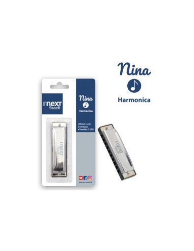 Armonica Metallica 10 Note Nina