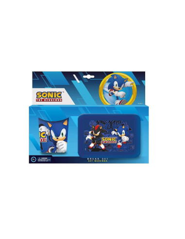 Sonic Set Bicchiere e Portamerenda