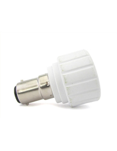 2 PZ Convertitore Adattatore Portalampada Per Lampada Led Attacco Da BA15D A GU10