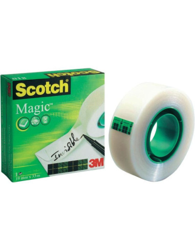 Scotch Nastro Adesivo Magic Tape invisibile trasparente opaco 19mm x 33m