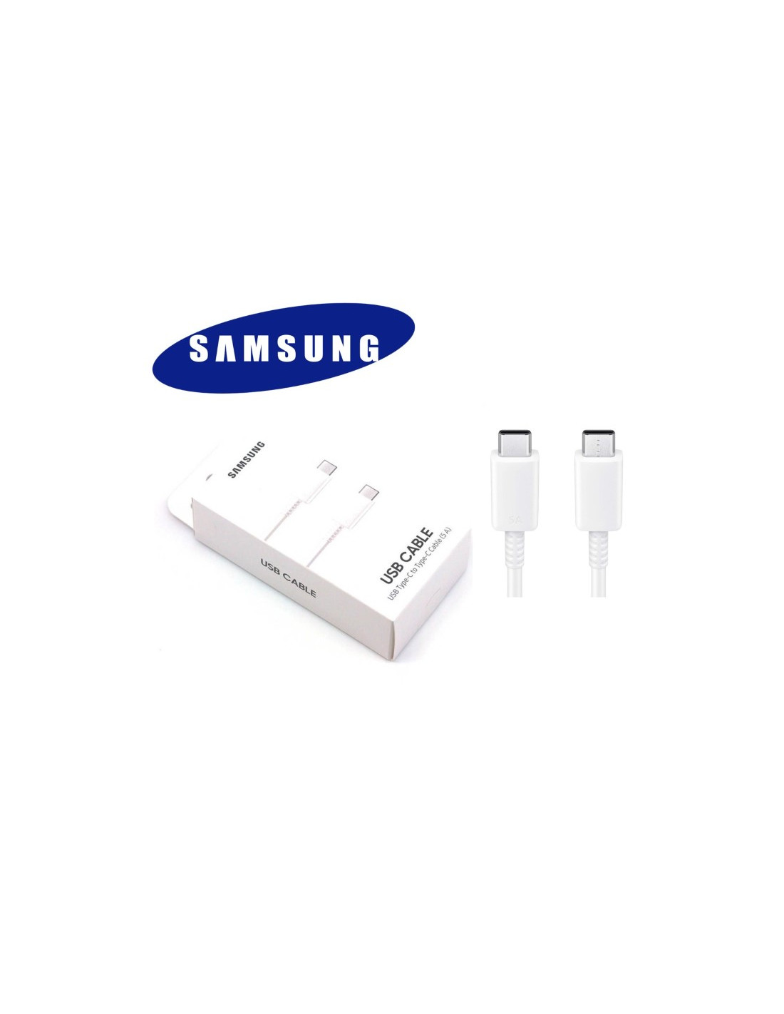 Cavo Dati Samsung EP-DW700CBE USB Type C 1.5 m Nero in Bulk