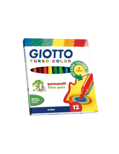 Pennarelli Giotto Turbocolor 12 pezzi