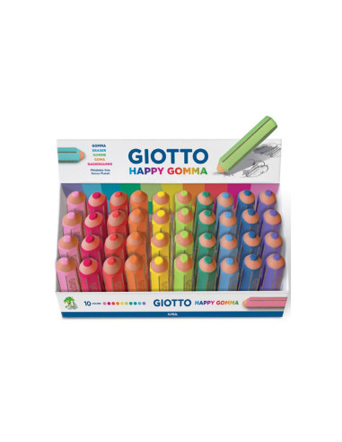 Giotto Happy Gomma 40 pezzi