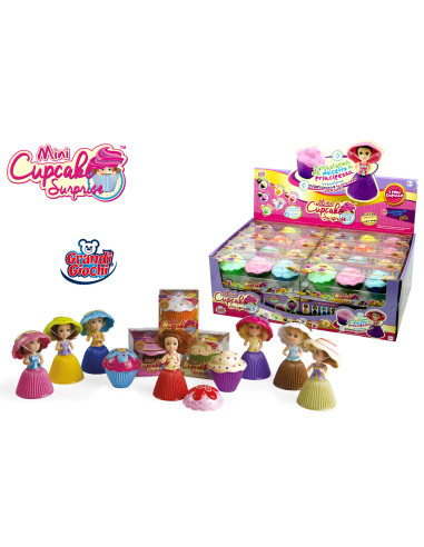 Cupcake Mini Bambola Set 3 pezzi