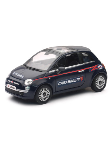 Auto Fiat 500 Carabinieri in scala 1:24