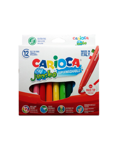 Pennarelli Carioca Jumbo da 12 pezzi