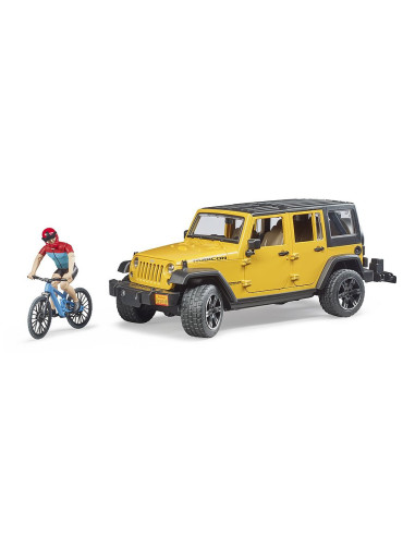 Jeep Wrangler Rubicon con Mountain Bike