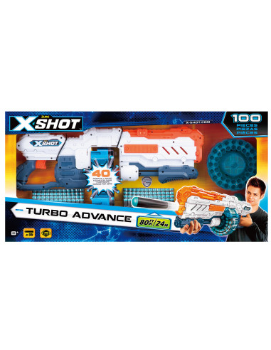 X-Shot Excel Turbo Advance 96 dardi Grandi Giochi