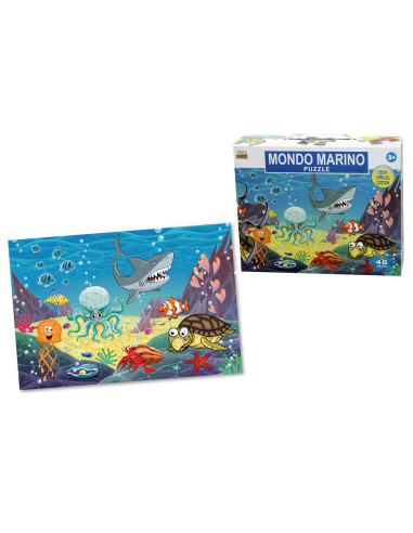 Puzzle Mondo Marino 48 pezzi