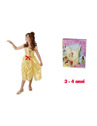 Costume Belle 3-4 anni Scatola