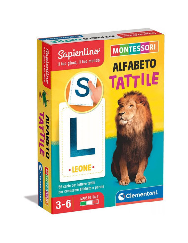 Sapientino Montessori Alfabeto Tattile