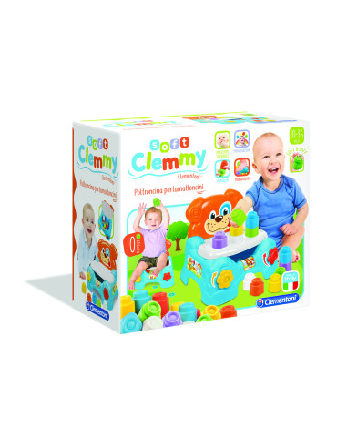 Clemmy poltroncina porta mattoncini Baby Clementoni