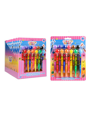 Fruity Squad 12 Penne Gel PomPom Profumate