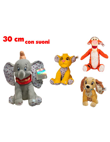 Peluche Disney con suono 30cm