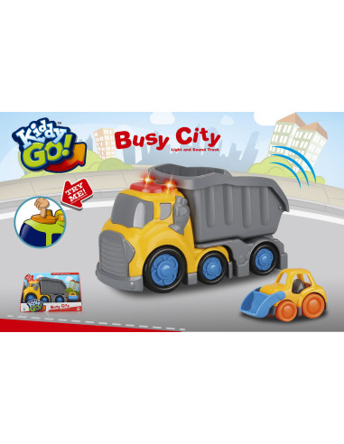 KiddyGO! Camion e Mini Ruspa luci e suoni