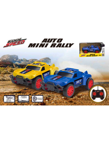 Auto R/C Mini Rally 2 colori assortiti