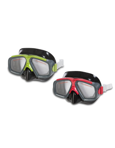 Maschera sub bioculare Surf rider Intex