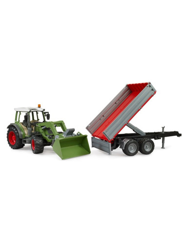 Trattore Fendt 211 con Benna e Rimorchio