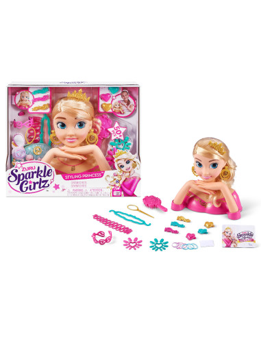 Sparkle Girl Princess Acconciatura e Manicure