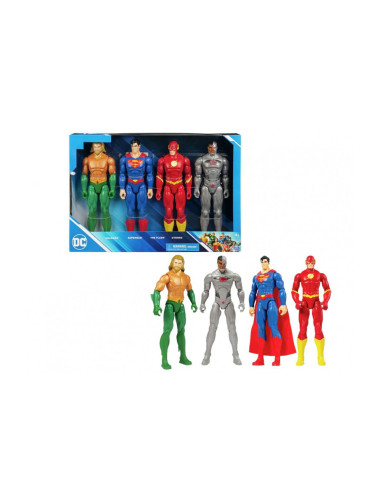 DC Super Eroi Pack 4 personaggi 30cm