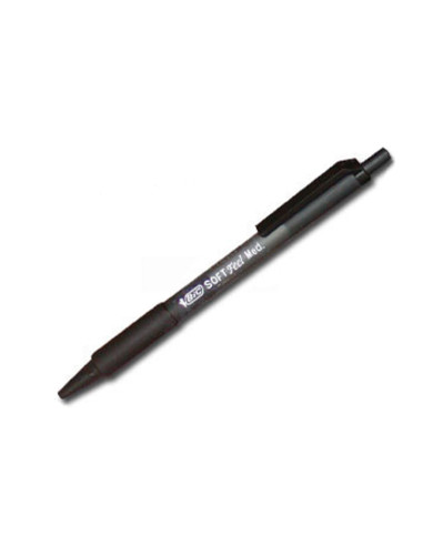 Bic Penna Soft Feel Grip Nera 12 pezzi