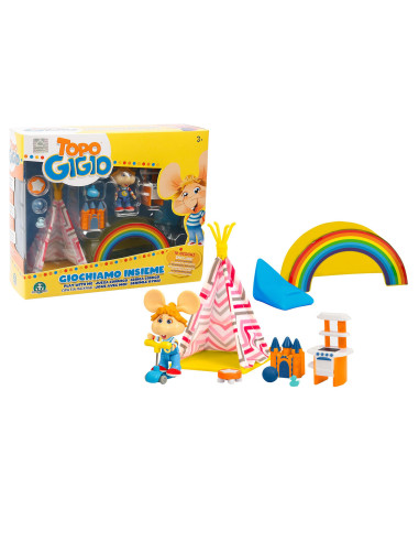 Topo Gigio Giochiamo Insieme Playset e personaggio