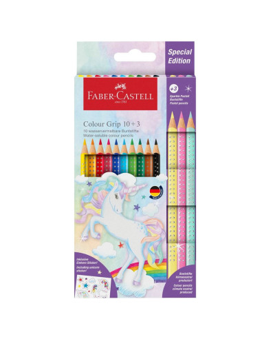 Faber Castel Astuccio 10+3 matite colour grip colori assortiti