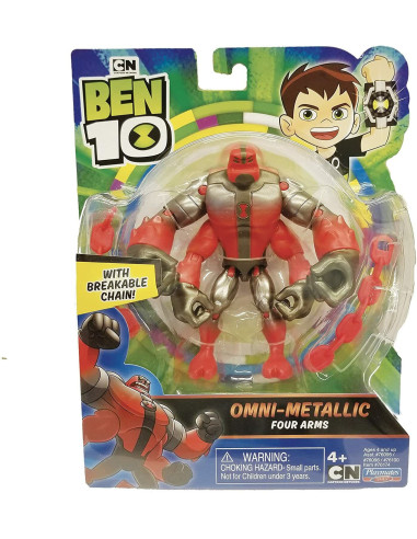 Ben 10 Omni-Metallic Four Arms figura articolata Giochi Preziosi