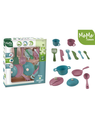 Meme Green Terry Set Cucina