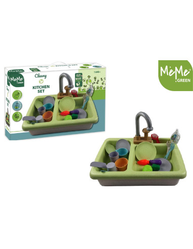 Meme Green Cleany Lavabo con Accessori