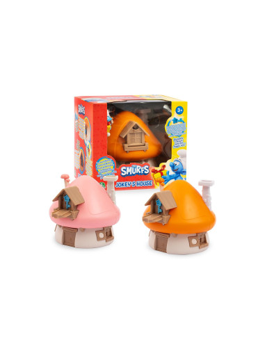 Puffi playset casa con chiave