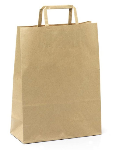 Shopper in Carta con Maniglie Piattina Mainetti Bags 22x10x29 cm