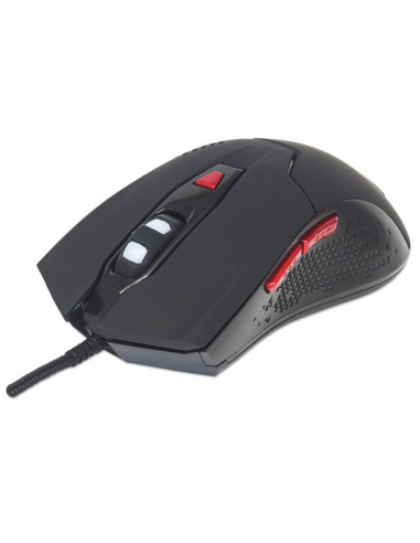 Manhattan 176071 mouse Ambidestro USB tipo A Ottico 2400 DPI