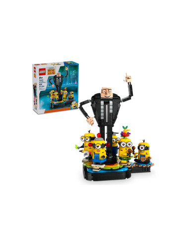 Minions Gru e Minions in mattoncini